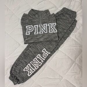 PINK Victoria's Secret Women's Sweat Set - Gray